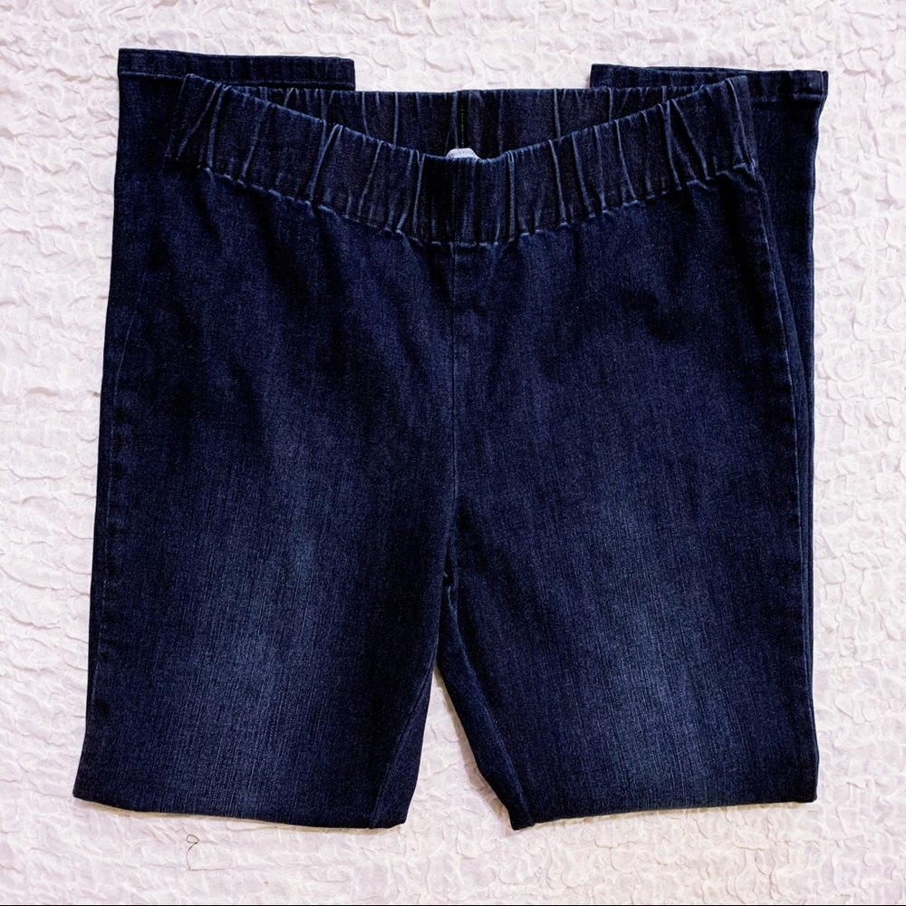 Soft Surroundings Jeans Elastic Pull On Medium - Picture 3 of 6